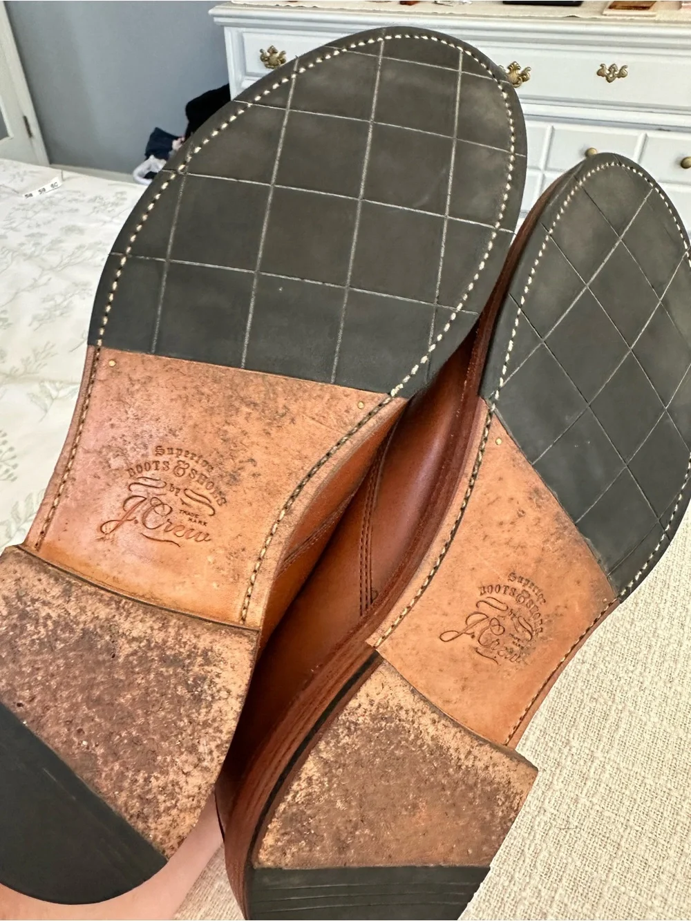 J. Crew Brown Leather Derby Shoes